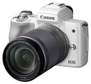 【中古】「非常に良い(無料延長保証)」Canon ミラーレス一眼カメラ EOS Kiss M 高倍率ズームキット ホワイト EOSKISSMWH-18150ISSTM(2)