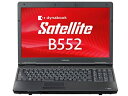 【中古】東芝 dynabook Satellite B552 B552/H PB552HFBP25A71【メーカー名】東芝【メーカー型番】【ブランド名】東芝(TOSHIBA)【商品説明】 こちらの商品は中古品となっております。 画像はイメージ写真ですので 商品のコンディション・付属品の有無については入荷の度異なります。 買取時より付属していたものはお付けしておりますが付属品や消耗品に保証はございません。 商品ページ画像以外の付属品はございませんのでご了承下さいませ。 中古品のため使用に影響ない程度の使用感・経年劣化（傷、汚れなど）がある場合がございます。 また、中古品の特性上ギフトには適しておりません。 製品に関する詳細や設定方法は メーカーへ直接お問い合わせいただきますようお願い致します。 当店では初期不良に限り 商品到着から7日間は返品を受付けております。 他モールとの併売品の為 完売の際はご連絡致しますのでご了承ください。 プリンター・印刷機器のご注意点 インクは配送中のインク漏れ防止の為、付属しておりませんのでご了承下さい。 ドライバー等ソフトウェア・マニュアルはメーカーサイトより最新版のダウンロードをお願い致します。 ゲームソフトのご注意点 特典・付属品・パッケージ・プロダクトコード・ダウンロードコード等は 付属していない場合がございますので事前にお問合せ下さい。 商品名に「輸入版 / 海外版 / IMPORT 」と記載されている海外版ゲームソフトの一部は日本版のゲーム機では動作しません。 お持ちのゲーム機のバージョンをあらかじめご参照のうえ動作の有無をご確認ください。 輸入版ゲームについてはメーカーサポートの対象外です。 DVD・Blu-rayのご注意点 特典・付属品・パッケージ・プロダクトコード・ダウンロードコード等は 付属していない場合がございますので事前にお問合せ下さい。 商品名に「輸入版 / 海外版 / IMPORT 」と記載されている海外版DVD・Blu-rayにつきましては 映像方式の違いの為、一般的な国内向けプレイヤーにて再生できません。 ご覧になる際はディスクの「リージョンコード」と「映像方式※DVDのみ」に再生機器側が対応している必要があります。 パソコンでは映像方式は関係ないため、リージョンコードさえ合致していれば映像方式を気にすることなく視聴可能です。 商品名に「レンタル落ち 」と記載されている商品につきましてはディスクやジャケットに管理シール（値札・セキュリティータグ・バーコード等含みます）が貼付されています。 ディスクの再生に支障の無い程度の傷やジャケットに傷み（色褪せ・破れ・汚れ・濡れ痕等）が見られる場合がありますので予めご了承ください。 2巻セット以上のレンタル落ちDVD・Blu-rayにつきましては、複数枚収納可能なトールケースに同梱してお届け致します。 トレーディングカードのご注意点 当店での「良い」表記のトレーディングカードはプレイ用でございます。 中古買取り品の為、細かなキズ・白欠け・多少の使用感がございますのでご了承下さいませ。 再録などで型番が違う場合がございます。 違った場合でも事前連絡等は致しておりませんので、型番を気にされる方はご遠慮ください。 ご注文からお届けまで 1、ご注文⇒ご注文は24時間受け付けております。 2、注文確認⇒ご注文後、当店から注文確認メールを送信します。 3、お届けまで3-10営業日程度とお考え下さい。 　※海外在庫品の場合は3週間程度かかる場合がございます。 4、入金確認⇒前払い決済をご選択の場合、ご入金確認後、配送手配を致します。 5、出荷⇒配送準備が整い次第、出荷致します。発送後に出荷完了メールにてご連絡致します。 　※離島、北海道、九州、沖縄は遅れる場合がございます。予めご了承下さい。 当店ではすり替え防止のため、シリアルナンバーを控えております。 万が一、違法行為が発覚した場合は然るべき対応を行わせていただきます。 お客様都合によるご注文後のキャンセル・返品はお受けしておりませんのでご了承下さい。 電話対応は行っておりませんので、ご質問等はメッセージまたはメールにてお願い致します。