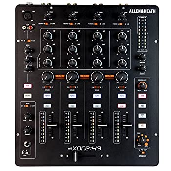 【中古】（非常に良い）Allen & Heath XONE : 43 プロフェッショナル 4ch DJミキサー