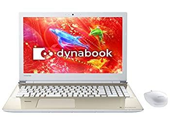 【中古】東芝 15.6型ノートパソコン dynabook T75/D （2017年 夏モデル）サテンゴールド（Office Home＆Business Premium プラス Office 365） PT75DGP-B