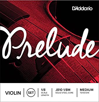 【中古】D'Addario ダダリオ バイオリン弦 Prelude セット J810 1/8M Medium Tension （国内正規品）