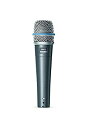 【中古】(非常に良い）SHURE ダイナミック マイクロフォン BETA57A-X 【国内正規品】【メーカー名】Shure Incorporated【メーカー型番】BETA 57A-X【ブランド名】SHURE【商品説明】 こちらの商品は中古品となっております。 画像はイメージ写真ですので 商品のコンディション・付属品の有無については入荷の度異なります。 買取時より付属していたものはお付けしておりますが付属品や消耗品に保証はございません。 商品ページ画像以外の付属品はございませんのでご了承下さいませ。 中古品のため使用に影響ない程度の使用感・経年劣化（傷、汚れなど）がある場合がございます。 また、中古品の特性上ギフトには適しておりません。 製品に関する詳細や設定方法は メーカーへ直接お問い合わせいただきますようお願い致します。 当店では初期不良に限り 商品到着から7日間は返品を受付けております。 他モールとの併売品の為 完売の際はご連絡致しますのでご了承ください。 プリンター・印刷機器のご注意点 インクは配送中のインク漏れ防止の為、付属しておりませんのでご了承下さい。 ドライバー等ソフトウェア・マニュアルはメーカーサイトより最新版のダウンロードをお願い致します。 ゲームソフトのご注意点 特典・付属品・パッケージ・プロダクトコード・ダウンロードコード等は 付属していない場合がございますので事前にお問合せ下さい。 商品名に「輸入版 / 海外版 / IMPORT 」と記載されている海外版ゲームソフトの一部は日本版のゲーム機では動作しません。 お持ちのゲーム機のバージョンをあらかじめご参照のうえ動作の有無をご確認ください。 輸入版ゲームについてはメーカーサポートの対象外です。 DVD・Blu-rayのご注意点 特典・付属品・パッケージ・プロダクトコード・ダウンロードコード等は 付属していない場合がございますので事前にお問合せ下さい。 商品名に「輸入版 / 海外版 / IMPORT 」と記載されている海外版DVD・Blu-rayにつきましては 映像方式の違いの為、一般的な国内向けプレイヤーにて再生できません。 ご覧になる際はディスクの「リージョンコード」と「映像方式※DVDのみ」に再生機器側が対応している必要があります。 パソコンでは映像方式は関係ないため、リージョンコードさえ合致していれば映像方式を気にすることなく視聴可能です。 商品名に「レンタル落ち 」と記載されている商品につきましてはディスクやジャケットに管理シール（値札・セキュリティータグ・バーコード等含みます）が貼付されています。 ディスクの再生に支障の無い程度の傷やジャケットに傷み（色褪せ・破れ・汚れ・濡れ痕等）が見られる場合がありますので予めご了承ください。 2巻セット以上のレンタル落ちDVD・Blu-rayにつきましては、複数枚収納可能なトールケースに同梱してお届け致します。 トレーディングカードのご注意点 当店での「良い」表記のトレーディングカードはプレイ用でございます。 中古買取り品の為、細かなキズ・白欠け・多少の使用感がございますのでご了承下さいませ。 再録などで型番が違う場合がございます。 違った場合でも事前連絡等は致しておりませんので、型番を気にされる方はご遠慮ください。 ご注文からお届けまで 1、ご注文⇒ご注文は24時間受け付けております。 2、注文確認⇒ご注文後、当店から注文確認メールを送信します。 3、お届けまで3-10営業日程度とお考え下さい。 　※海外在庫品の場合は3週間程度かかる場合がございます。 4、入金確認⇒前払い決済をご選択の場合、ご入金確認後、配送手配を致します。 5、出荷⇒配送準備が整い次第、出荷致します。発送後に出荷完了メールにてご連絡致します。 　※離島、北海道、九州、沖縄は遅れる場合がございます。予めご了承下さい。 当店ではすり替え防止のため、シリアルナンバーを控えております。 万が一、違法行為が発覚した場合は然るべき対応を行わせていただきます。 お客様都合によるご注文後のキャンセル・返品はお受けしておりませんのでご了承下さい。 電話対応は行っておりませんので、ご質問等はメッセージまたはメールにてお願い致します。