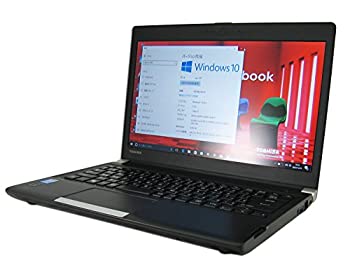 【中古】（ノート）東芝 dynabook R734/K Core i5-4300M @ 2.7GHz/メモリ8GB/320GBハイブリッドHDD/Wi-Fi（Windows10）