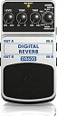 【中古】（非常に良い）ベリンガー ギター用エフェクトペダル デジタル ステレオリバーブ DR600 DIGITAL REVERB