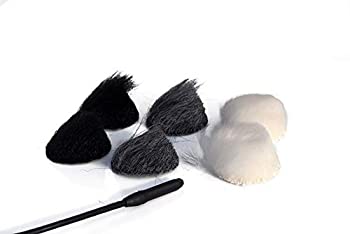 【中古】(非常に良い)Rycote (ライコート) オーバーカバー (黒・灰・白x各2枚/粘着パッドx30枚) OC 30 (国内) JPR065505