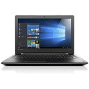 【中古】レノボジャパン 15.6型ノートPC Lenovo ideapad 300 エボニーブラック 80M300NHJP(2016年12月モデル)