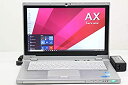 【中古】Panasonic CF-AX3RDBCS Core i3 4010U 1.7GHz/4GB/128GB(SSD)/11.6W/FHD(1920x108...