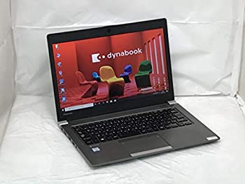 【中古】 東芝 dynabook R63/B ノートパソコン Core i5 6300U 2.4GHz メモリ8GB SSD256GB 13インチ Windows10 Professional 64bit PR63BBAAD4CAD81