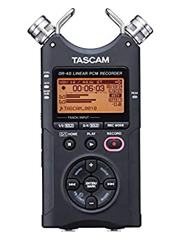 【中古】TASCAM 24bit/96kHz対応リニアPCMレコーダー DR-40VERSION2
