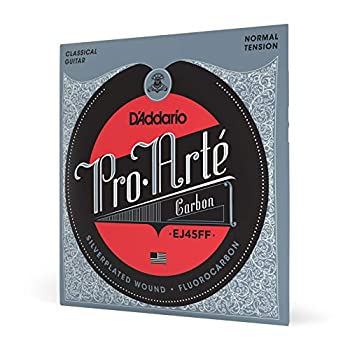 【中古】D'Addario ダダリオ クラシックギター弦 プロアルテ Carbon Normal EJ45FF 【国内正規品】【メーカー名】D'Addario(ダダリオ)【メーカー型番】EJ45FF【ブランド名】D'Addario(ダダリオ)【商品説明】 こちらの商品は中古品となっております。 画像はイメージ写真ですので 商品のコンディション・付属品の有無については入荷の度異なります。 買取時より付属していたものはお付けしておりますが付属品や消耗品に保証はございません。 商品ページ画像以外の付属品はございませんのでご了承下さいませ。 中古品のため使用に影響ない程度の使用感・経年劣化（傷、汚れなど）がある場合がございます。 また、中古品の特性上ギフトには適しておりません。 製品に関する詳細や設定方法は メーカーへ直接お問い合わせいただきますようお願い致します。 当店では初期不良に限り 商品到着から7日間は返品を受付けております。 他モールとの併売品の為 完売の際はご連絡致しますのでご了承ください。 プリンター・印刷機器のご注意点 インクは配送中のインク漏れ防止の為、付属しておりませんのでご了承下さい。 ドライバー等ソフトウェア・マニュアルはメーカーサイトより最新版のダウンロードをお願い致します。 ゲームソフトのご注意点 特典・付属品・パッケージ・プロダクトコード・ダウンロードコード等は 付属していない場合がございますので事前にお問合せ下さい。 商品名に「輸入版 / 海外版 / IMPORT 」と記載されている海外版ゲームソフトの一部は日本版のゲーム機では動作しません。 お持ちのゲーム機のバージョンをあらかじめご参照のうえ動作の有無をご確認ください。 輸入版ゲームについてはメーカーサポートの対象外です。 DVD・Blu-rayのご注意点 特典・付属品・パッケージ・プロダクトコード・ダウンロードコード等は 付属していない場合がございますので事前にお問合せ下さい。 商品名に「輸入版 / 海外版 / IMPORT 」と記載されている海外版DVD・Blu-rayにつきましては 映像方式の違いの為、一般的な国内向けプレイヤーにて再生できません。 ご覧になる際はディスクの「リージョンコード」と「映像方式※DVDのみ」に再生機器側が対応している必要があります。 パソコンでは映像方式は関係ないため、リージョンコードさえ合致していれば映像方式を気にすることなく視聴可能です。 商品名に「レンタル落ち 」と記載されている商品につきましてはディスクやジャケットに管理シール（値札・セキュリティータグ・バーコード等含みます）が貼付されています。 ディスクの再生に支障の無い程度の傷やジャケットに傷み（色褪せ・破れ・汚れ・濡れ痕等）が見られる場合がありますので予めご了承ください。 2巻セット以上のレンタル落ちDVD・Blu-rayにつきましては、複数枚収納可能なトールケースに同梱してお届け致します。 トレーディングカードのご注意点 当店での「良い」表記のトレーディングカードはプレイ用でございます。 中古買取り品の為、細かなキズ・白欠け・多少の使用感がございますのでご了承下さいませ。 再録などで型番が違う場合がございます。 違った場合でも事前連絡等は致しておりませんので、型番を気にされる方はご遠慮ください。 ご注文からお届けまで 1、ご注文⇒ご注文は24時間受け付けております。 2、注文確認⇒ご注文後、当店から注文確認メールを送信します。 3、お届けまで3-10営業日程度とお考え下さい。 　※海外在庫品の場合は3週間程度かかる場合がございます。 4、入金確認⇒前払い決済をご選択の場合、ご入金確認後、配送手配を致します。 5、出荷⇒配送準備が整い次第、出荷致します。発送後に出荷完了メールにてご連絡致します。 　※離島、北海道、九州、沖縄は遅れる場合がございます。予めご了承下さい。 当店ではすり替え防止のため、シリアルナンバーを控えております。 万が一、違法行為が発覚した場合は然るべき対応を行わせていただきます。 お客様都合によるご注文後のキャンセル・返品はお受けしておりませんのでご了承下さい。 電話対応は行っておりませんので、ご質問等はメッセージまたはメールにてお願い致します。