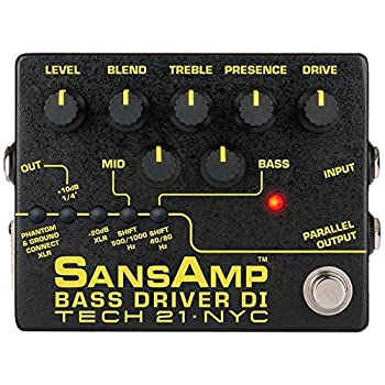 【中古】(非常に良い)Tech21 エフェクター Sansamp Bass Driver DI V2 BSDR-V2 ベース専用ドライブエフェクター&アンプシュ...