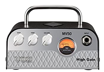 【中古】(非常に良い）VOX Nutube搭載 ギター用 超小型 ヘッドアンプ MV50 High Gain 驚きの軽量設計 50Wの大出力 アナログ回路 自宅練習 スタジオ ステージに最適 持ち運び ハイゲインサウンド【メーカー名】KORG(コルグ)【メーカー型番】MV50-HG【ブランド名】VOX(ヴォックス)【商品説明】 こちらの商品は中古品となっております。 画像はイメージ写真ですので 商品のコンディション・付属品の有無については入荷の度異なります。 買取時より付属していたものはお付けしておりますが付属品や消耗品に保証はございません。 商品ページ画像以外の付属品はございませんのでご了承下さいませ。 中古品のため使用に影響ない程度の使用感・経年劣化（傷、汚れなど）がある場合がございます。 また、中古品の特性上ギフトには適しておりません。 製品に関する詳細や設定方法は メーカーへ直接お問い合わせいただきますようお願い致します。 当店では初期不良に限り 商品到着から7日間は返品を受付けております。 他モールとの併売品の為 完売の際はご連絡致しますのでご了承ください。 プリンター・印刷機器のご注意点 インクは配送中のインク漏れ防止の為、付属しておりませんのでご了承下さい。 ドライバー等ソフトウェア・マニュアルはメーカーサイトより最新版のダウンロードをお願い致します。 ゲームソフトのご注意点 特典・付属品・パッケージ・プロダクトコード・ダウンロードコード等は 付属していない場合がございますので事前にお問合せ下さい。 商品名に「輸入版 / 海外版 / IMPORT 」と記載されている海外版ゲームソフトの一部は日本版のゲーム機では動作しません。 お持ちのゲーム機のバージョンをあらかじめご参照のうえ動作の有無をご確認ください。 輸入版ゲームについてはメーカーサポートの対象外です。 DVD・Blu-rayのご注意点 特典・付属品・パッケージ・プロダクトコード・ダウンロードコード等は 付属していない場合がございますので事前にお問合せ下さい。 商品名に「輸入版 / 海外版 / IMPORT 」と記載されている海外版DVD・Blu-rayにつきましては 映像方式の違いの為、一般的な国内向けプレイヤーにて再生できません。 ご覧になる際はディスクの「リージョンコード」と「映像方式※DVDのみ」に再生機器側が対応している必要があります。 パソコンでは映像方式は関係ないため、リージョンコードさえ合致していれば映像方式を気にすることなく視聴可能です。 商品名に「レンタル落ち 」と記載されている商品につきましてはディスクやジャケットに管理シール（値札・セキュリティータグ・バーコード等含みます）が貼付されています。 ディスクの再生に支障の無い程度の傷やジャケットに傷み（色褪せ・破れ・汚れ・濡れ痕等）が見られる場合がありますので予めご了承ください。 2巻セット以上のレンタル落ちDVD・Blu-rayにつきましては、複数枚収納可能なトールケースに同梱してお届け致します。 トレーディングカードのご注意点 当店での「良い」表記のトレーディングカードはプレイ用でございます。 中古買取り品の為、細かなキズ・白欠け・多少の使用感がございますのでご了承下さいませ。 再録などで型番が違う場合がございます。 違った場合でも事前連絡等は致しておりませんので、型番を気にされる方はご遠慮ください。 ご注文からお届けまで 1、ご注文⇒ご注文は24時間受け付けております。 2、注文確認⇒ご注文後、当店から注文確認メールを送信します。 3、お届けまで3-10営業日程度とお考え下さい。 　※海外在庫品の場合は3週間程度かかる場合がございます。 4、入金確認⇒前払い決済をご選択の場合、ご入金確認後、配送手配を致します。 5、出荷⇒配送準備が整い次第、出荷致します。発送後に出荷完了メールにてご連絡致します。 　※離島、北海道、九州、沖縄は遅れる場合がございます。予めご了承下さい。 当店ではすり替え防止のため、シリアルナンバーを控えております。 万が一、違法行為が発覚した場合は然るべき対応を行わせていただきます。 お客様都合によるご注文後のキャンセル・返品はお受けしておりませんのでご了承下さい。 電話対応は行っておりませんので、ご質問等はメッセージまたはメールにてお願い致します。