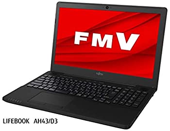 【中古】FUJITSU FMVA43D3BP LIFEBOOK AH43/D3 シャイニーブラック