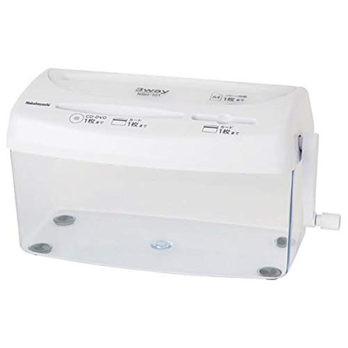 【中古】ナカバヤシ クルッキル クロス 3ウェイハンドシュレッダ NSH-101WH ホワイト 【中古】ナカバヤシ クルッキル クロス 3ウェイハンドシュレッダ NSH-101WH ホワイト