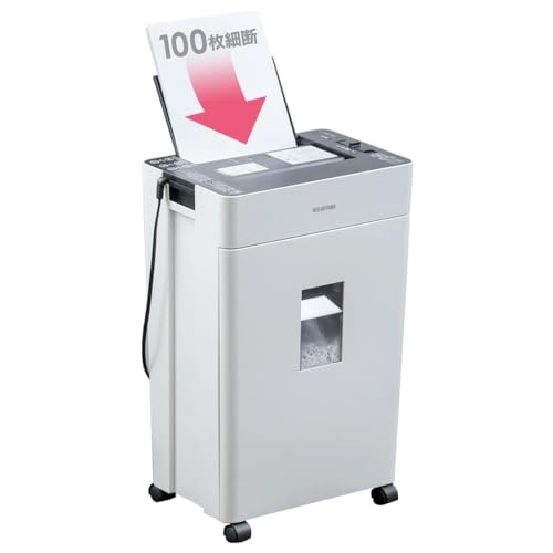 【中古】「非常に良い」アイリスオーヤマ オートフィードシュレッダー シュレッダー 業務用 マイクロカット マイクロクロスカット 2×10mm 自動細断最大100枚 A4用紙最大500枚収納ダストボックス 【中古】「非常に良い」アイリスオーヤマ オートフィードシュレッダー シュレッダー 業務用 マイクロカット マイクロクロスカット 2×10mm 自動細断最大100枚 A4用紙最大500枚収納ダストボックス