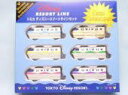 【中古】（非常に良い）トミカ　Disney Vehicle Collection RESORT LINE ディズニー　リゾートラインセット　金ピカトミカ入り　　6台セット