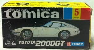 【中古】トミカ　黒箱　5　TOYOTA2000GT　1/60　日本製のサムネイル