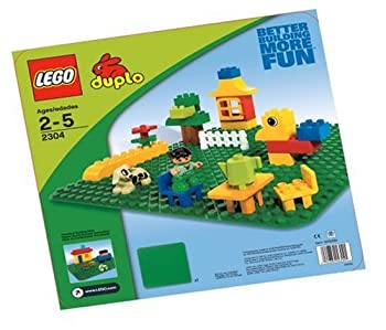 【中古】LEGO Duplo レゴ　デュプロ　基礎板（緑）　Green Building Plate 　【並行輸入】