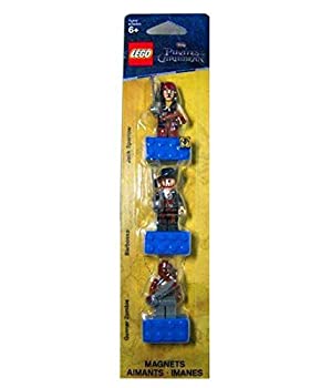 【中古】LEGO Pirates of the Caribbean Magnet Set: Jack Sparrow Hector Barbossa and Gunner Zombie ／ レゴ パイレーツ・オブ・カリビアン マグネッ