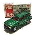 【中古】（非常に良い）トミカ　84　トヨタ　ハイラックス　サーフ（緑）SCALE 1/65　赤箱