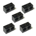 【中古】LEGOブロック・純正パーツ＜テクニック・ブロック＞1 x 2 with 2Hole (5個 Black) [並行輸入品]