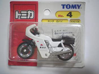 【中古】（非常に良い）トミカ　No.4　ホンダ白バイ　SCALE 1/34 ブリスター