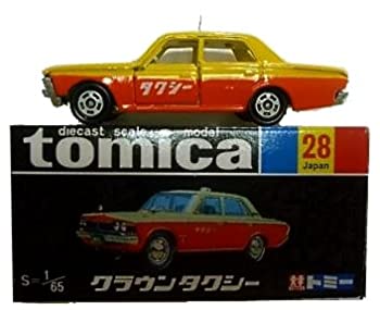 【中古】トミカ　30周年記念　復刻黒箱トミカ　28　クラウンタクシー　1/65(3)