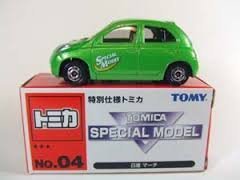 【中古】（非常に良い）トミカ NO.4 日産 マーチ 緑 【特別仕様 トミカ 】