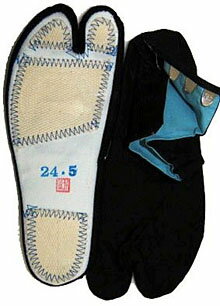 【遠州横須賀の藍染足袋】晒裏(4枚コハゼ)サイズ28cm