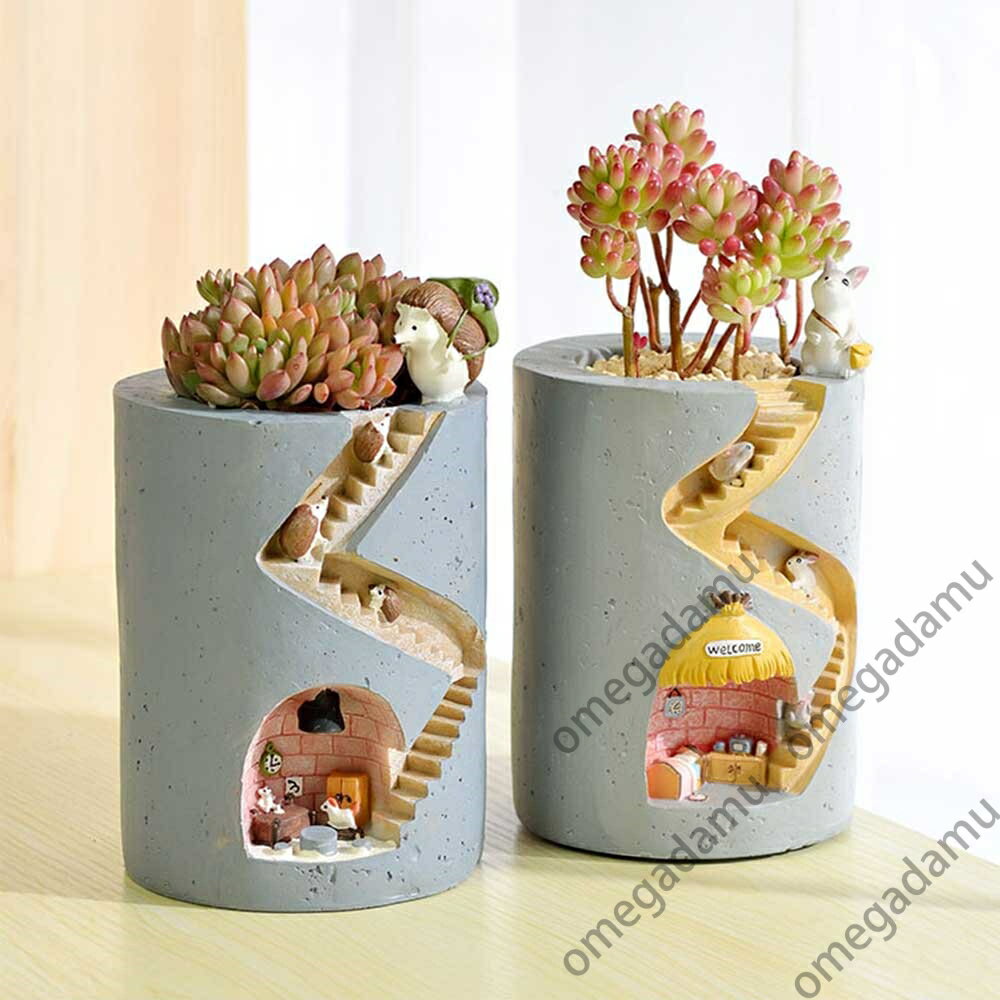 プランター 植木鉢 おしゃれ 盆栽 ミニ鉢 鉢植え 多肉植物 観葉植物 花 栽培 プレゼント ギフト かわいい ガーデニング 雑貨 軽量 送料無料