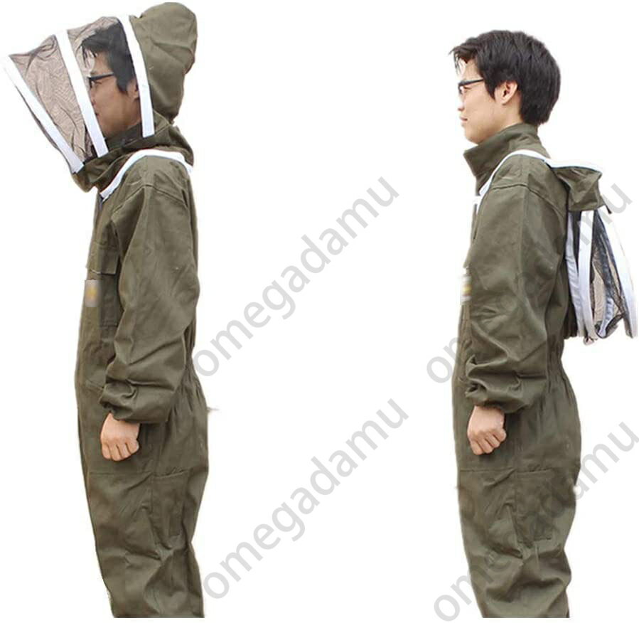 蜂防護服 養蜂用蜂防護服 養蜂用 養蜂スーツ 養蜂服 全身 フェイスネット付 作業服 養蜂スーツ 養蜂服 全身 フェイスネット付 作業服