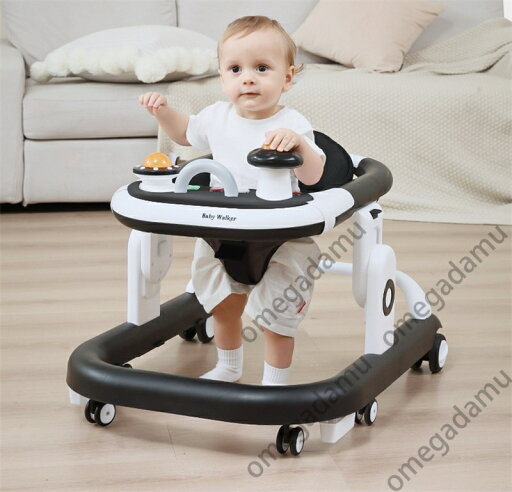 ベビーウォーカー ベビー歩行器 歩行器 赤ちゃん 折りたたみ 高さ調整可能 食事用プレート付き 横転防止 収納便利 ベビー用品 出産祝い ベビーウォーカー ベビー歩行器 歩行器 赤ちゃん 折りたたみ 高さ調整可能 食事用プレート付き 横転防止 収納便利 ベビー用品 出産祝い
