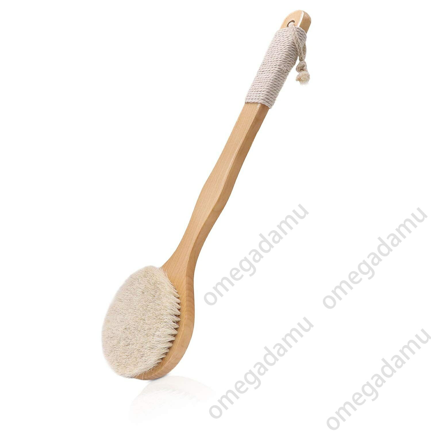 馬毛 ボディブラシ 柔らかい 背中 ボディぶらし 身体洗い ロング 背中洗いブラシ 天然毛 長柄 お風呂 女性