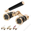 オペラグラス 観劇 双眼鏡 観劇鏡 3x25 ハンドル式 観劇鏡 復古 舞台 柄付き 軽量 小型 おしゃれ 博物館 ライブ コンサート ミュージカル 競馬 運動会 演劇 舞台劇 歌舞伎 バレエ鑑賞 ケース付き 送料無料