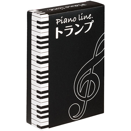 記念品やちょっとしたプレゼントにピッタリ！ピアノを弾いているジョーカーがクスっとなるトランプです。サイズ：約8.7×5.7cm素材：紙生産国：中国