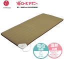 ローズテクニ― 西川 ローズテクニー シングル 90×200cm JNR-1003(SG2)No.90 電位・温熱組み合わせ家庭用医療機器 電位治療と温熱治療の2種類の治療法で元気な毎日に 特殊カーボン面発熱体を使用 敷きふとん 敷き布団 マットレス 日本製 省エネ 【代引き不可(3)