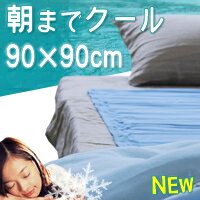 エコでクール　低反発冷却ジェルパッドハーフサイズ（90×90cm）朝までクールがバージョンアップしました！冷却マット、ヒンヤリマット 【あす楽対応】のサムネイル