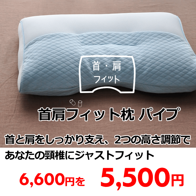 Powder - 【即納　敬老の日】首肩フィット枕 パイプまくら 首と肩をしっかり支え、2つの高さ調節であなたの頸椎にジャストフィット 2つの高さ調節可 パイプ快眠枕 枕 中材には通気性・弾力性に優れたパイプを使用 高さ調整用低反発シート入り
