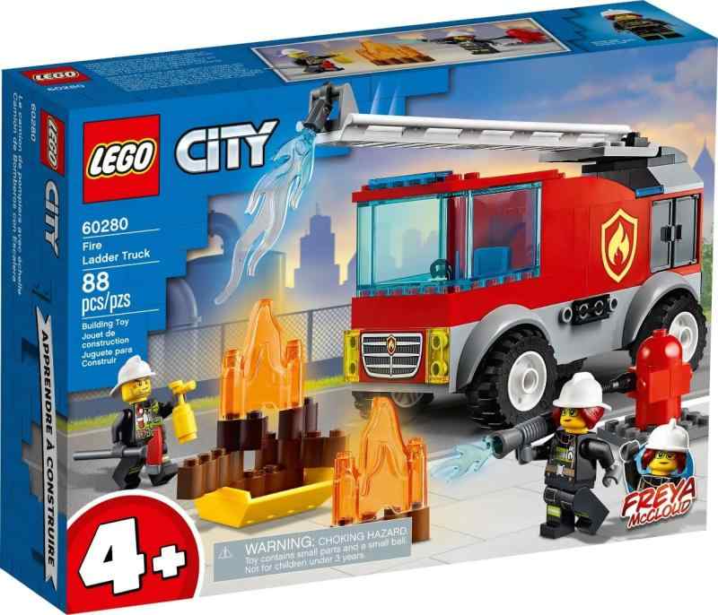 樂天商城 - レゴ(LEGO) シティ 消防はしご車 60280 おもちゃ ブロック 消防 しょうぼう トラック 男の子 女の子 4歳以上