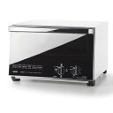 ツインバード オーブントースター 4枚焼き ピザ丸々入る広さ 1200W 15分タイマー 出力切替4段階 ミラーガラス 掃除しやすい ホワイト TS-4047W