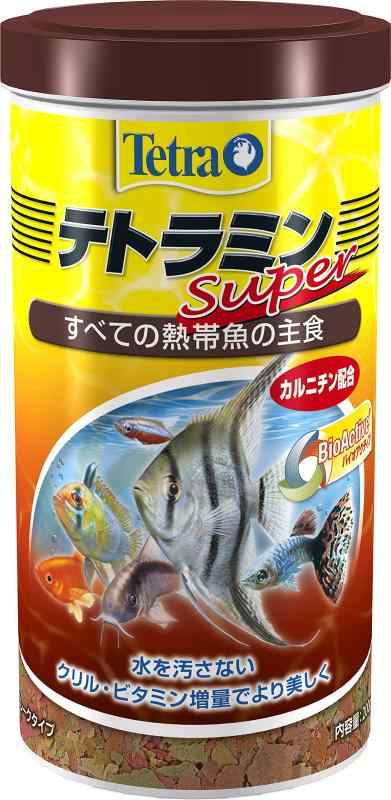 テトラ (Tetra) テトラミンスーパー 200g 熱帯魚の主食 水を汚さずキレイを保つ 食べ残しやフンが減少 ..