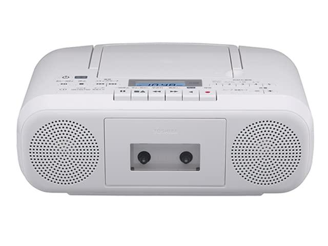 樂天商城 - 東芝(TOSHIBA) CDラジオカセットレコーダー (ホワイト) TY-CDS8(W)
