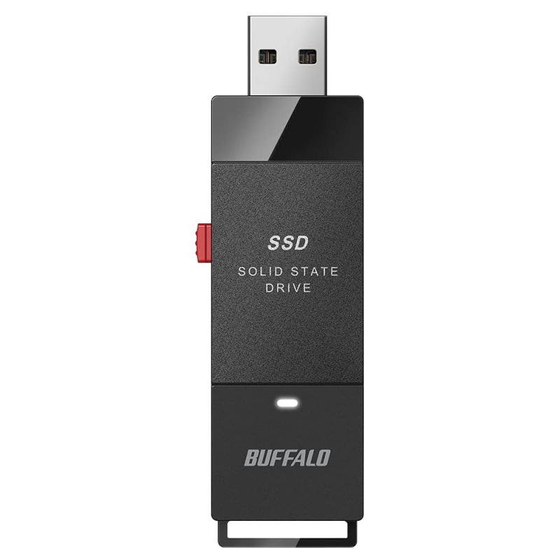 バッファロー ポータブルSSD 500GB USB3.2Gen1 430MB/s / PS5 / PS4 メーカー SSD-PUT500U3BC/N