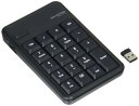 エレコム USB-A テンキー ワイヤレス(レシーバー付属) メンブレン 1000万回高耐久 ブラック TK-TDM017BK(2)