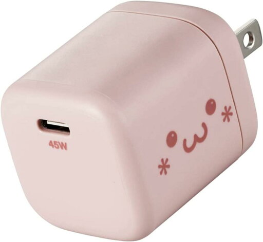 エレコム 急速充電器 Type-C USB PD対応 45W USB-C×1 小型 軽量 折りたたみ式プラグ 【iPhone16 15 iPad Macbook Air Surface 等対応】 ピンクフェイス EC-AC13APF エレコム 急速充電器 Type-C USB PD対応 45W USB-C×1 小型 軽量 折りたたみ式プラグ 【iPhone16 15 iPad Macbook Air Surface 等対応】 ピンクフェイス EC-AC13APF