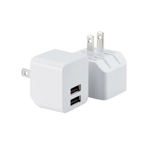 エレコム 【2個セット】 充電器 USB コンセント 12W 2ポート USB-A 折りたたみ式プラグ 2台同時充電 おまかせ充電対応 小型 軽量 【 iPhone SE3/15/14/13/12/Android 各種対応】 ホワイト EC-AC08WH エレコム 【2個セット】 充電器 USB コンセント 12W 2ポート USB-A 折りたたみ式プラグ 2台同時充電 おまかせ充電対応 小型 軽量 【 iPhone SE3/15/14/13/12/Android 各種対応】 ホワイト EC-AC08WH