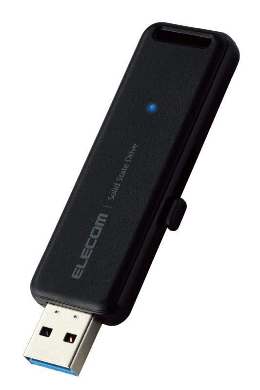 エレコム 外付けSSD 2TB コンパクト ポータブル PS5/PS4対応(メーカー動作確認済) USB3.2(Gen1) ESD-EMB2000GBK