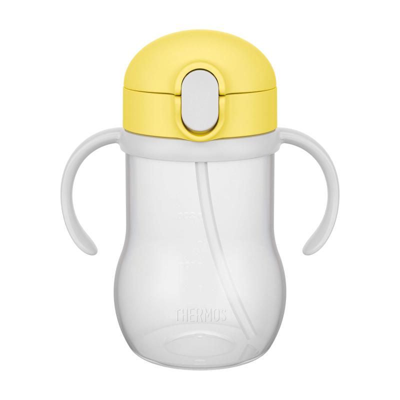 サーモス(THERMOS) ベビーストローマグ NPF-350 レモンイエロー (LYL) もれないベビーマグ 350ml
