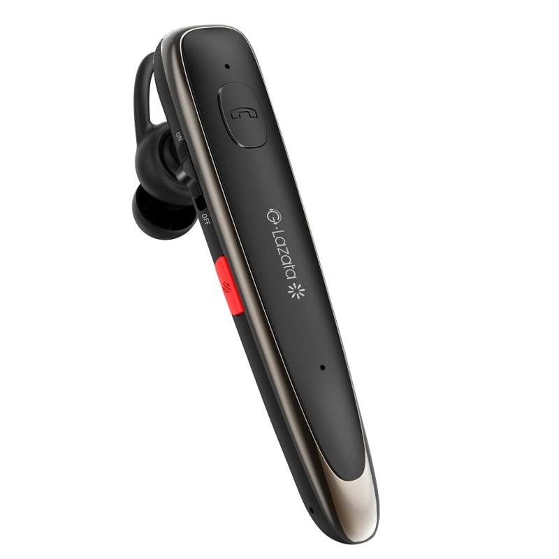 Glazata 日本語音声ワイヤレスヘッドセット Bluetoothイヤホン Qualcomm社製スマートチップ搭載【aptX & aptX HD、SBC・AAC対応 デュアルマイク通話設計 ENCノイズ低減技術 ミュート/SIRI搭載 】 急速