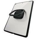 エレコム iPad 10.2 第9/8/7世代 (2021/2020/2019年) ケース TOUGH SLIM フレームカラー リング付き スタンド機能付き ブラック TB-A21RTSLFCRBK(2)
